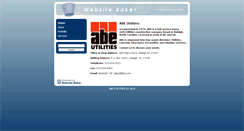 Desktop Screenshot of abeutilities.com