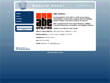 Tablet Screenshot of abeutilities.com